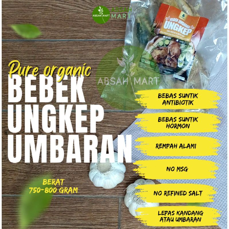 

Bebek Ungkep by Pure Organic Free Antibiotik Free Pestisida Free Hormon Sintetik