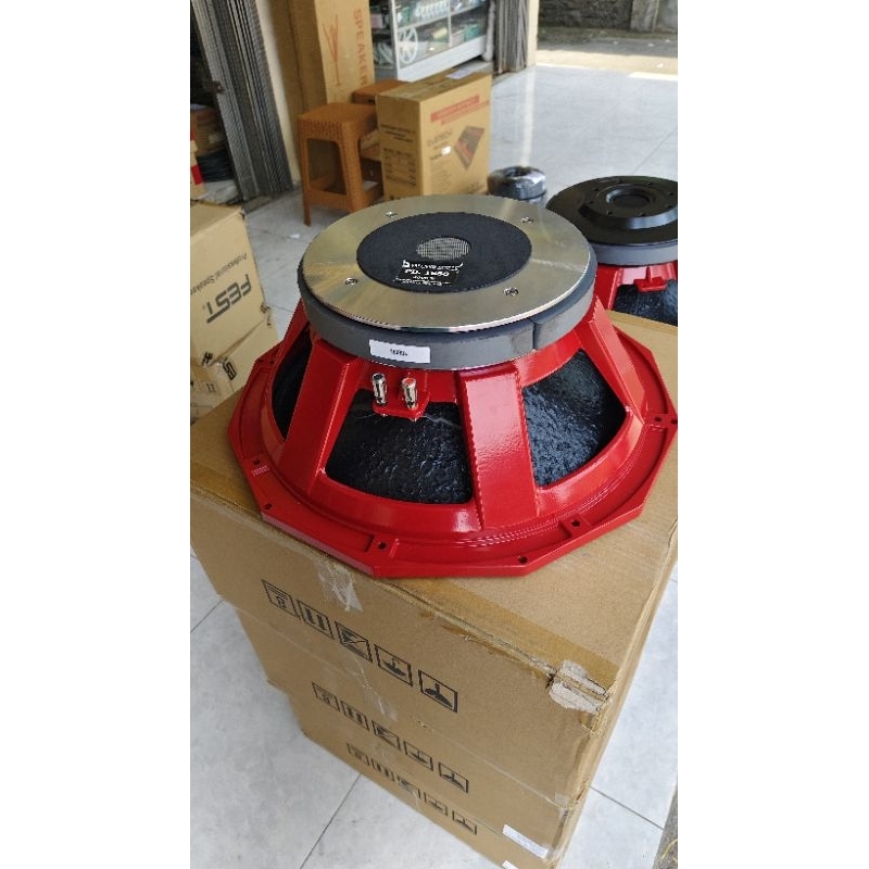 SPIKER PD 1850 M SPEAKER PD 1850 MERAH 18 INCH VC 5 SUBWOOFER