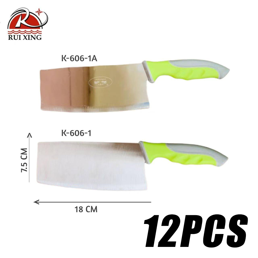 PISAU DAGING/PISAU DAGING SUPER TAJAM / PISAU DAPUR KOKI STAINLESS/Golok cincang Gagang Hijau Pisau 