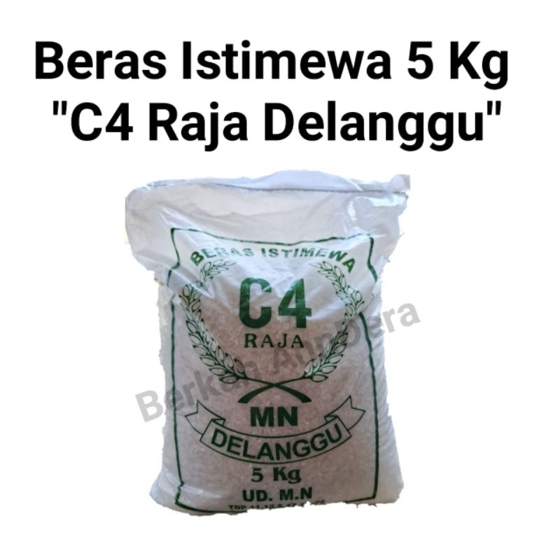 

Beras Kemasan 5Kg C4 Raja Delanggu