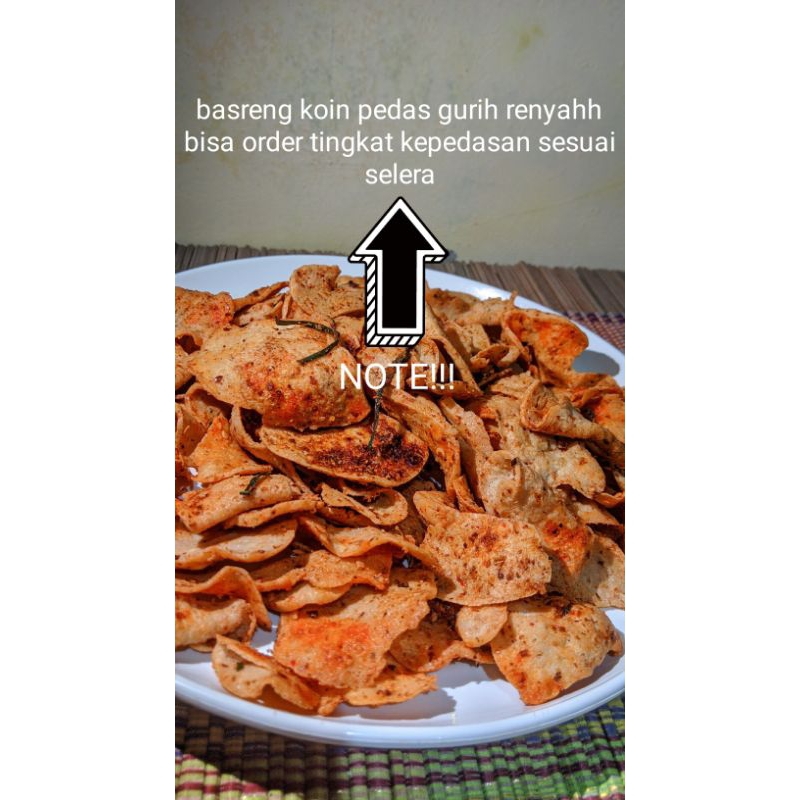 

basreng koin pedas daun jeruk 250g