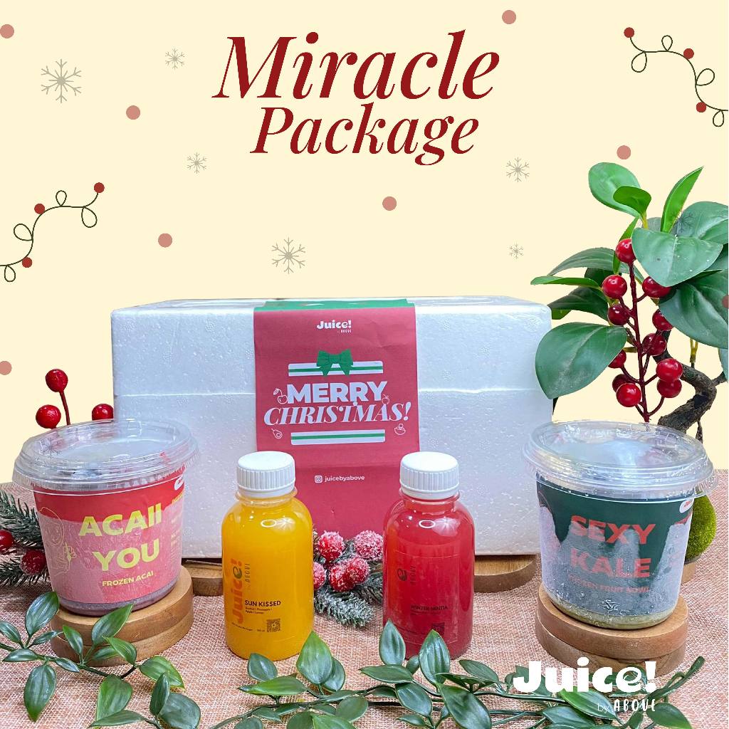 

Juice! By ABOVE - Parcel Natal - Miracle Package