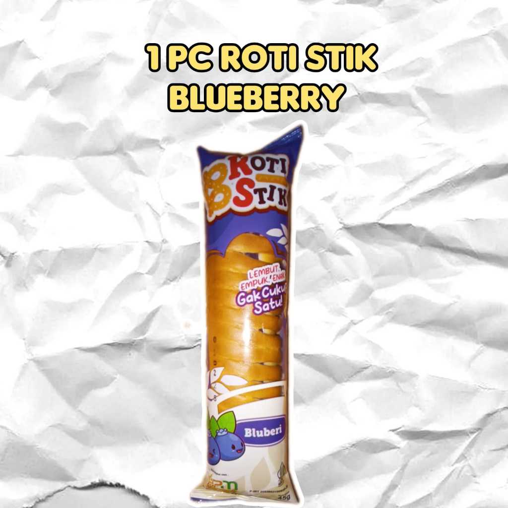

ECER || Roti Stik Rasa Blueberry - Stroberi - Sarikaya 45 Gr - Snack, Food, murah