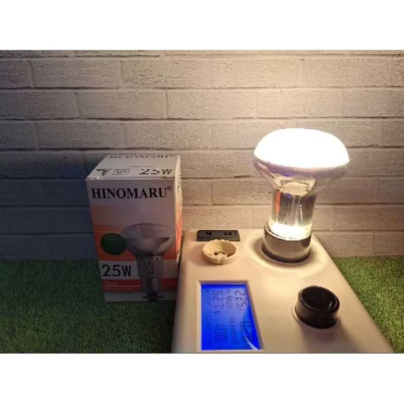 lampu UVA NR63 sprot pemanas reptil HINOMARU / LAMPU PENGHANGAT AYAM / MAKANAN LAMPU PIJAR SPOT NR63