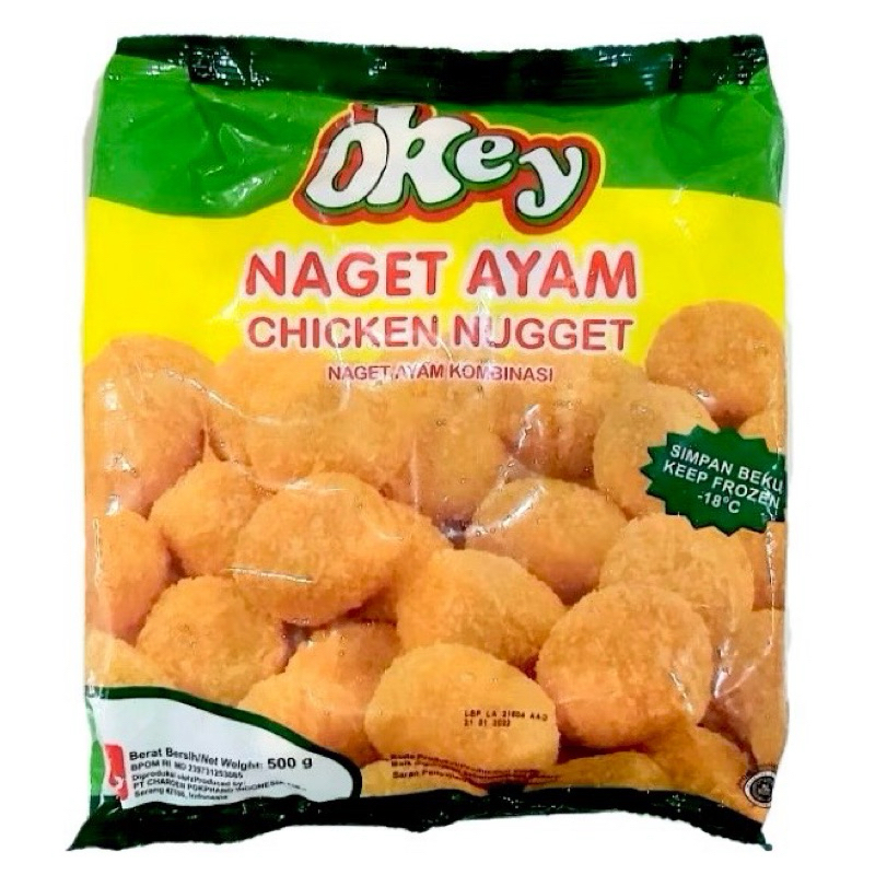 

Okey Naget Ayam Bulat 500 gr