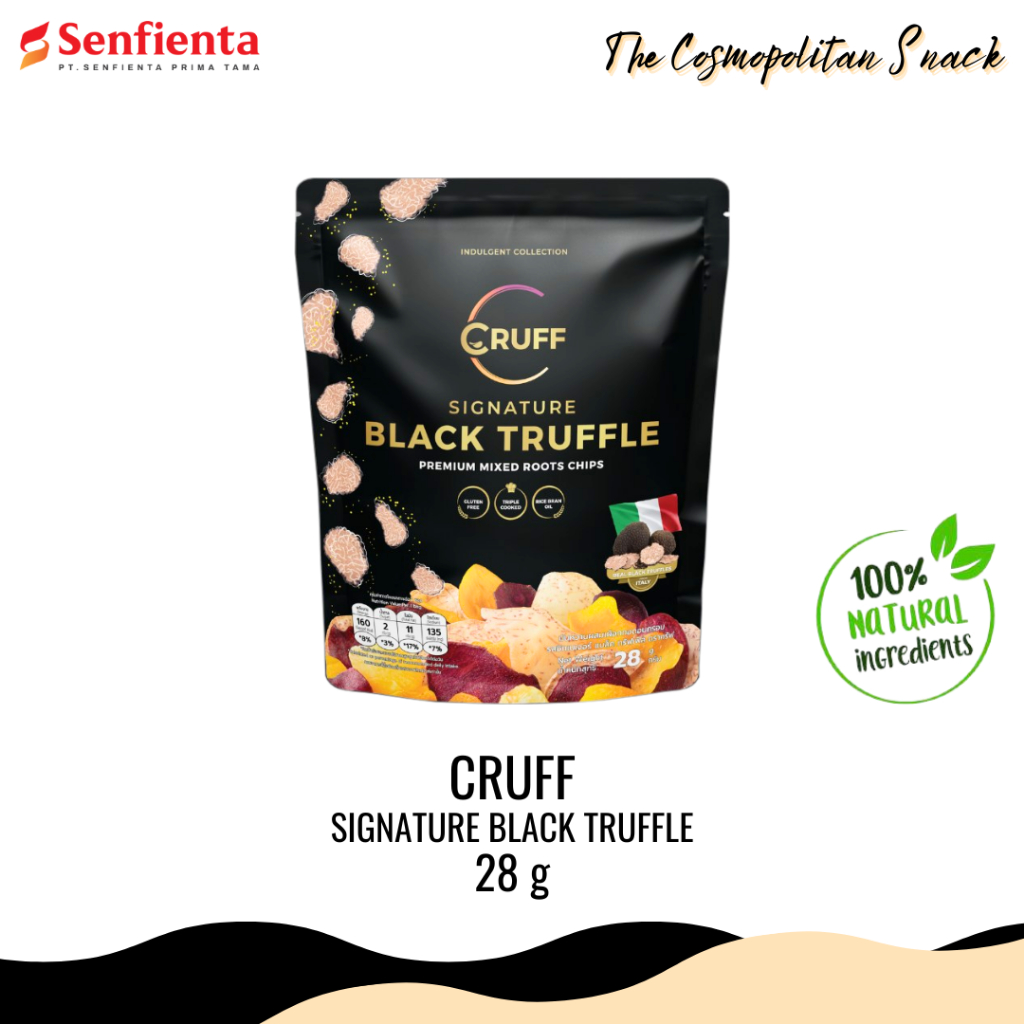 

Cruff Signature Black Truffle Mixed Roots Chips 28 gr