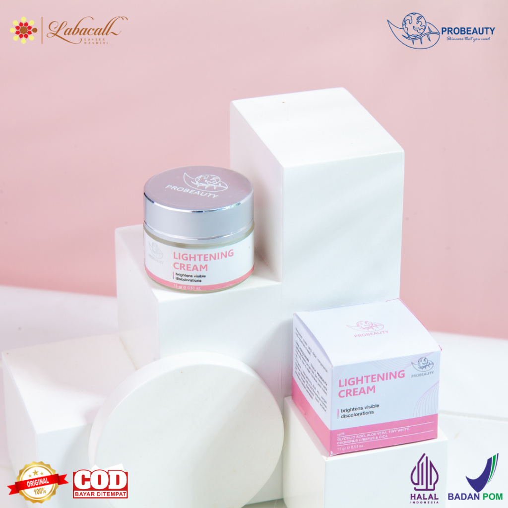 PROBEAUTY LIGHTENING CREAM / KRIM MALAM WHITENING / NIGHT CREAM