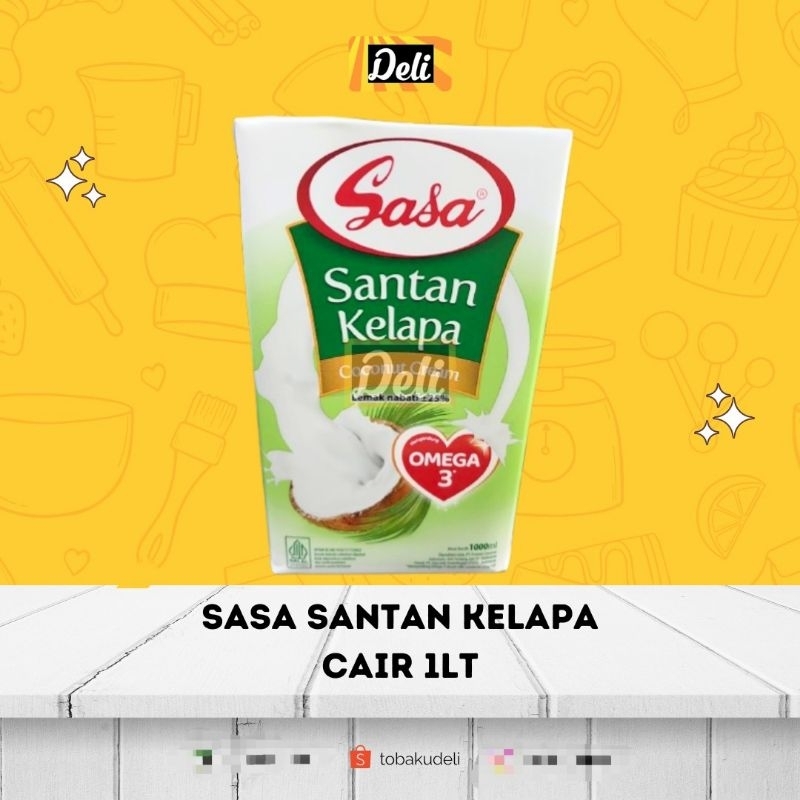 

Sasa Santan Cair Coconut Cream 1L