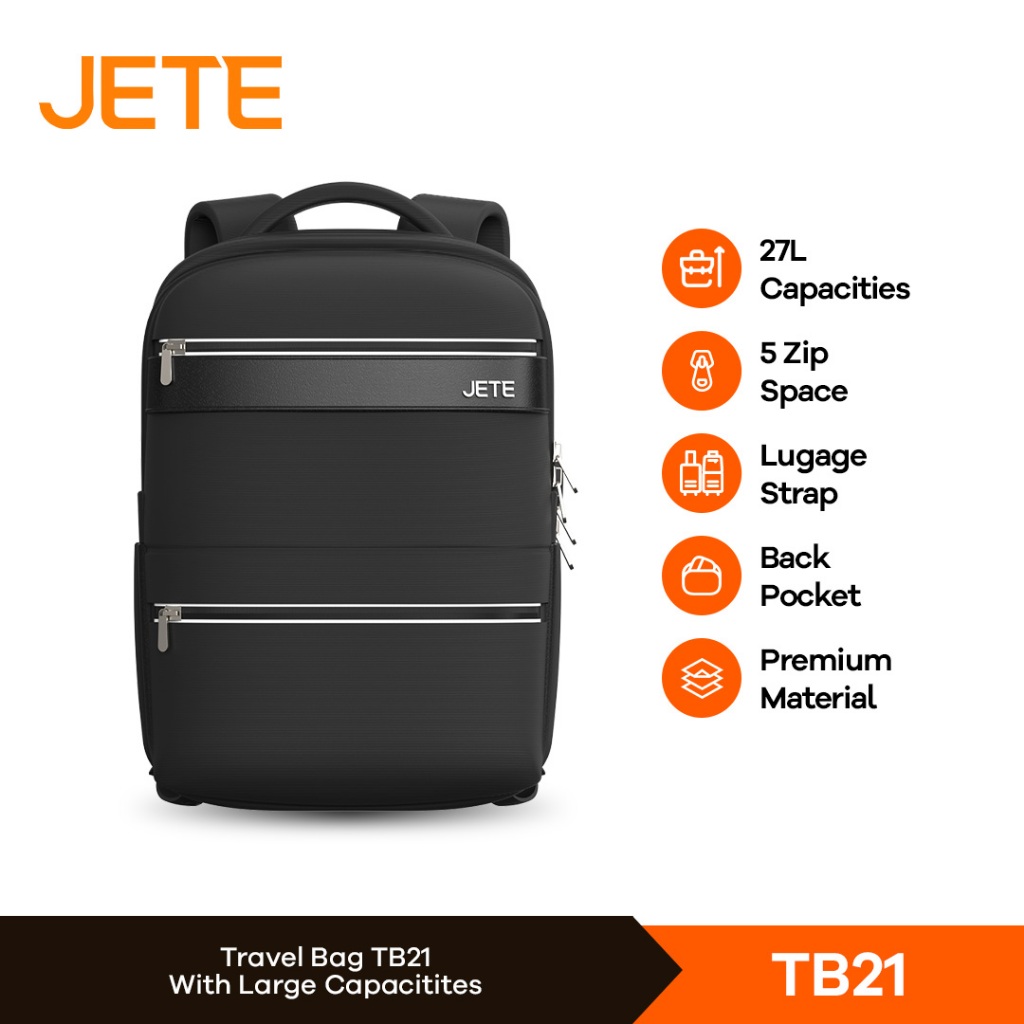 Tas Ransel Backpack Unisex JETE TB21 - Original