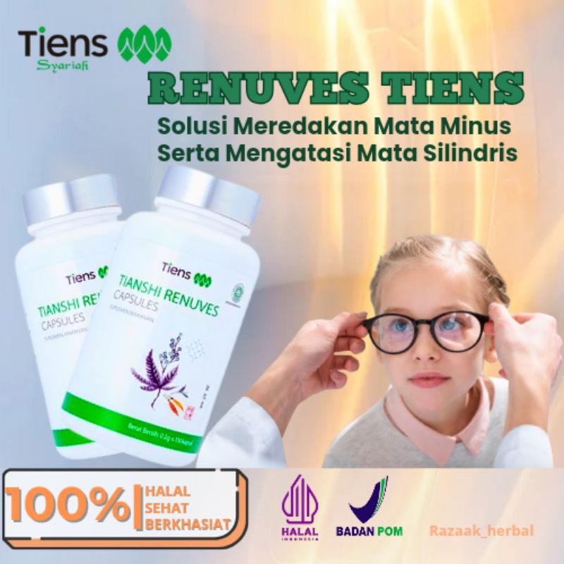 Renuves Tiens Original - Obat Mata Minus - Tiens Renuves Kapsul