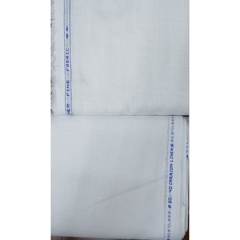 Kain linen polos/Kain linen putih/Kain linen Premium