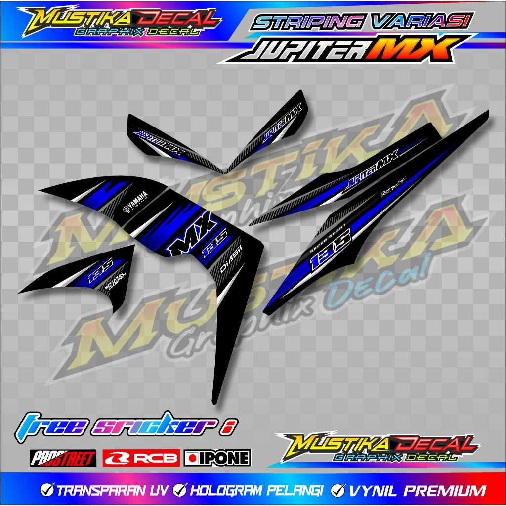 STRIPING VARIASI MOTOR YAMAHA JUPITER MX OLD / STICKER LIST MOTOR VARIASI JUPITER MX LAMA