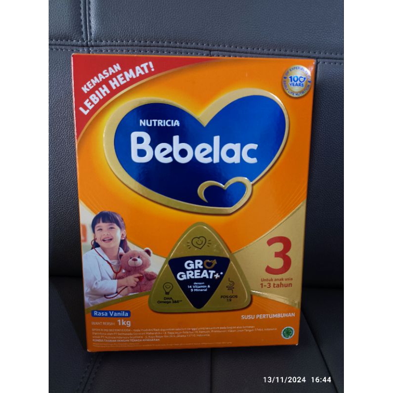 

BEBELAC 3 Susu Pertumbuhan Anak 1 - 3 Tahun 1000 Gram