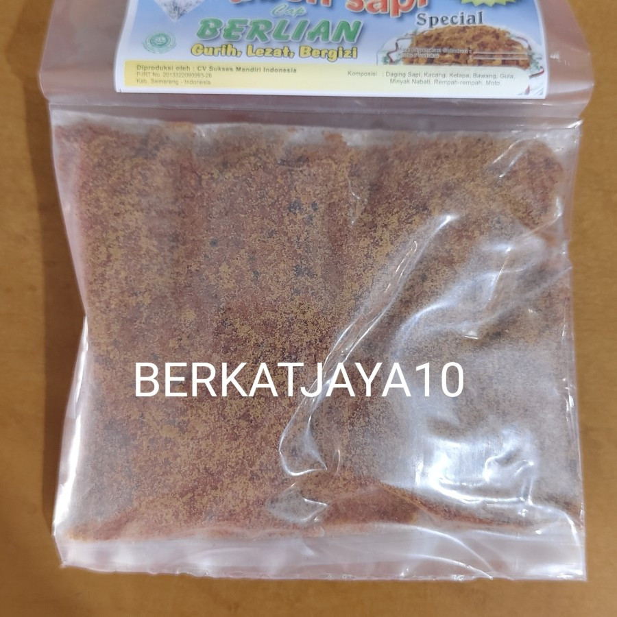 

Abon Sapi Cap Berlian kemasan 200gr