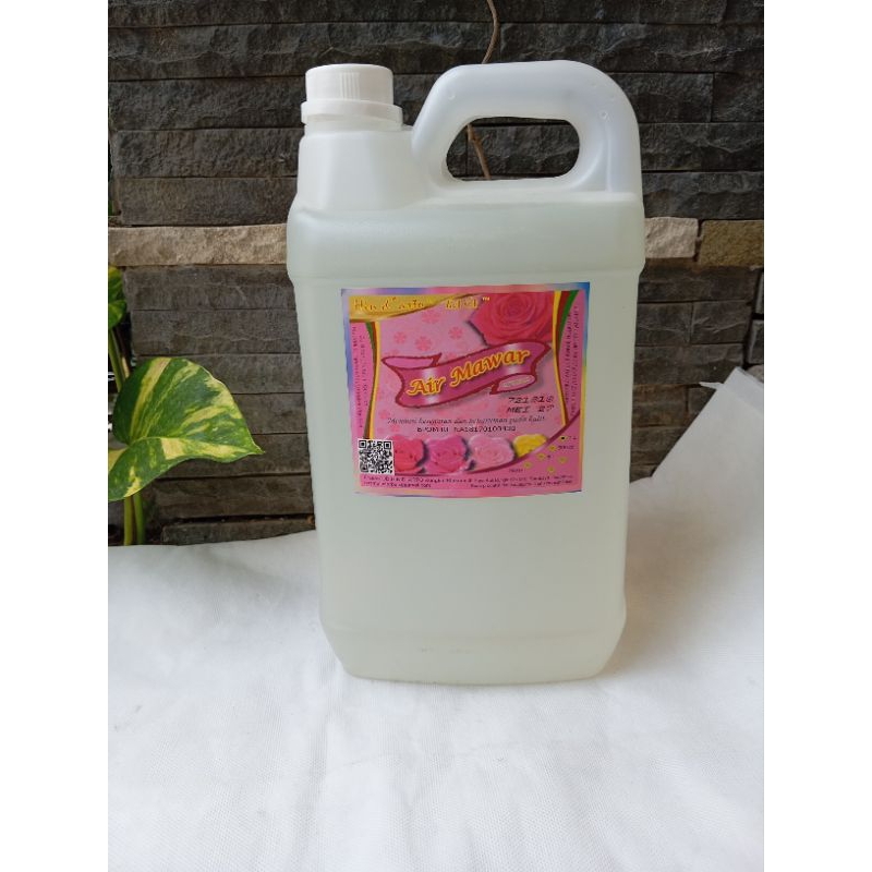 ROSE WATER / AIR MAWAR MURNI @5 LITER