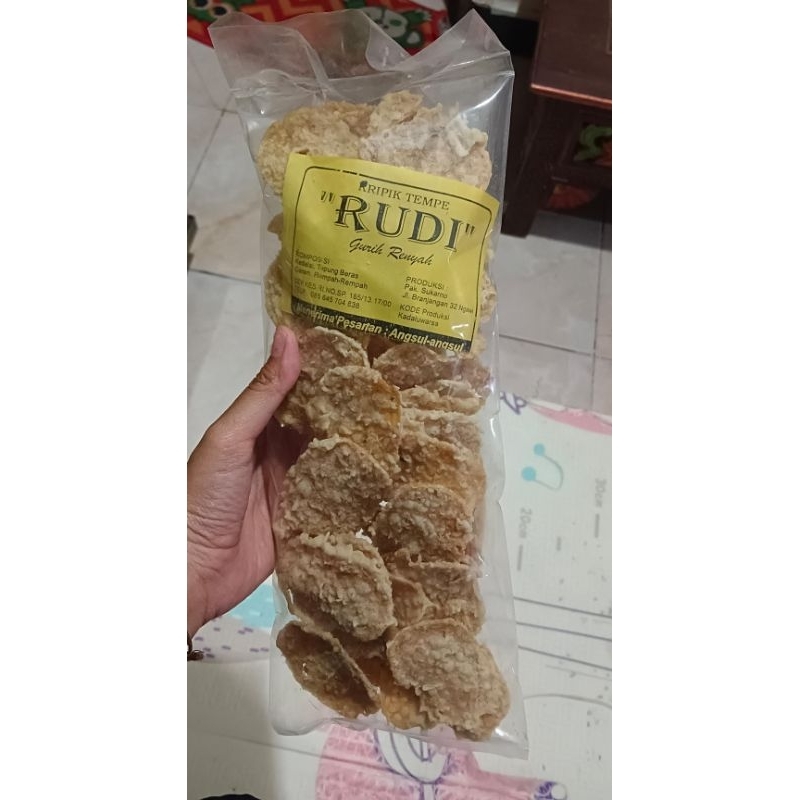 

Kripik tempe bulat 1/4kg