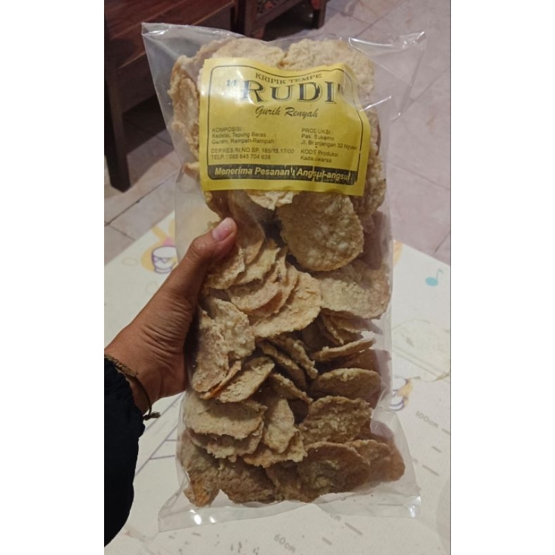 

Kripik tempe bulat 500g