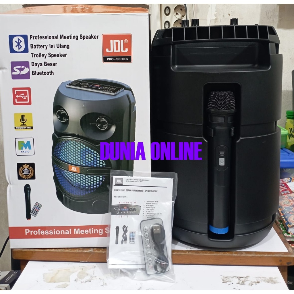 SPEAKER BLUETOOTH PORTABLE JDL Q8 EONN / SPEAKER JDL Q-8 EONN FREE MIC