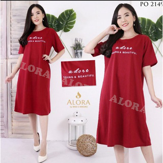 DRESS SANTAI - DRESS PENDEK WANITA  LD 100, LD 120