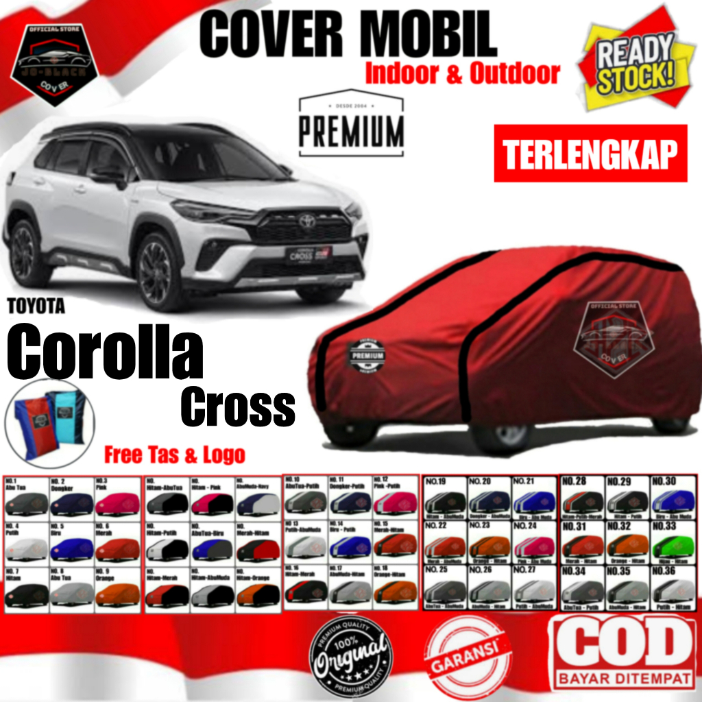 Cover Body Mobil Toyota Corolla Cross/ Sarung Mobil Corolla Cross/ Cover Mobil Corolla Cross