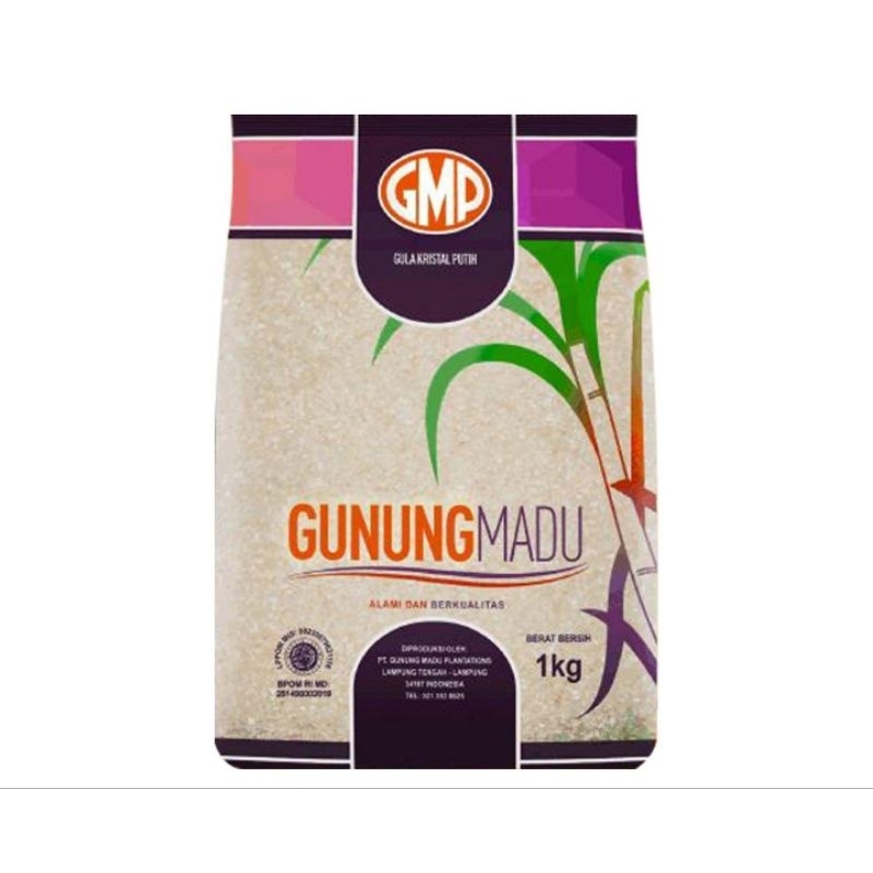 

GMP Gula Kristal Putih 1 kg/pcs(Dinyshop)