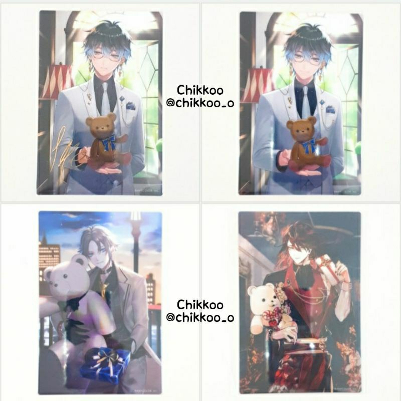 Vtuber Nijisanji White Day Clear Postcard Luxiem