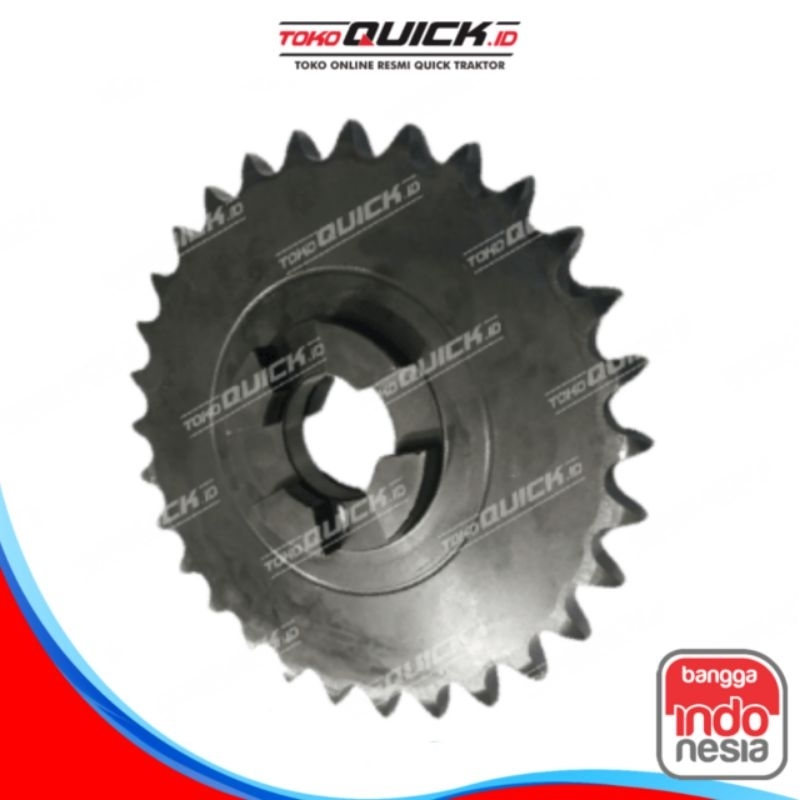 GIGI RANTAI TRAKTOR QUICK G1000 SPROCKET 30 T, G1000/S1000/G3000/BOXER/ZEVA (SP)