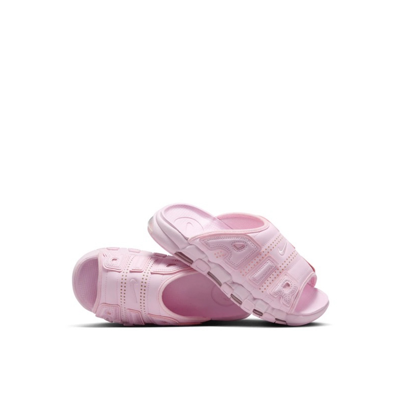 JUAL SANDAL NIKE AIR MORE UPTEMPO SLIDE PINK FOAM / CLEAR