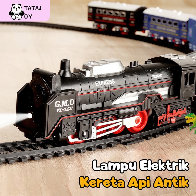 Tatajoy Mainan Anak Kereta Api Kereta Api Track Set Rail King Kereta Api Rel Panjang Kereta Api Main