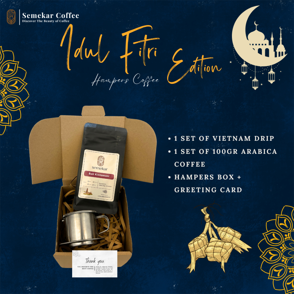 

Semekar Coffee - Paket Hampers Event Edition | Vietnam Drip + 100g Varian Arabica Specialty