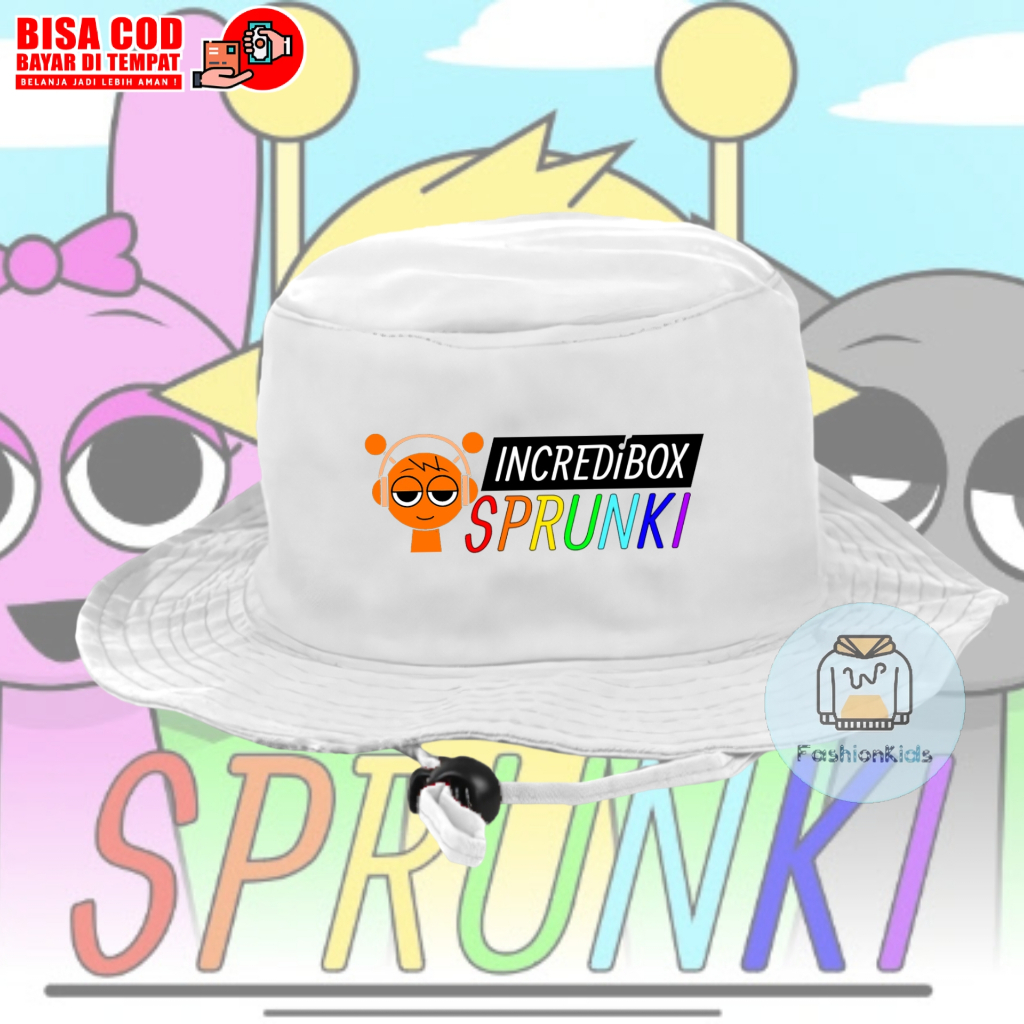 Topi Rimba Anak Sprunki Incredibox / Topi Gunung Anak