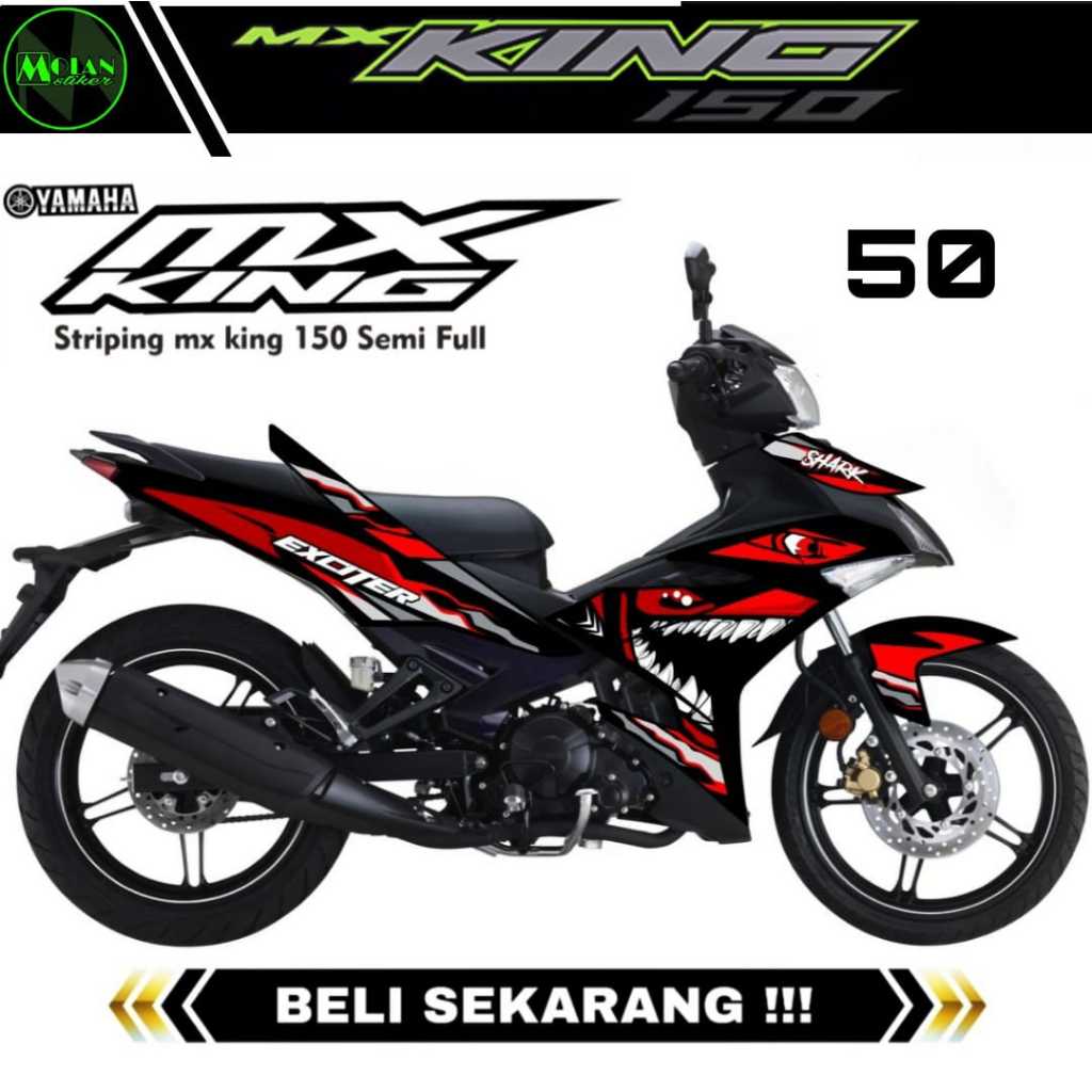 Decal Sticker Striping Variasi Mx King/Yamaha Mx King/Decal Mx King/Striping Mx King
