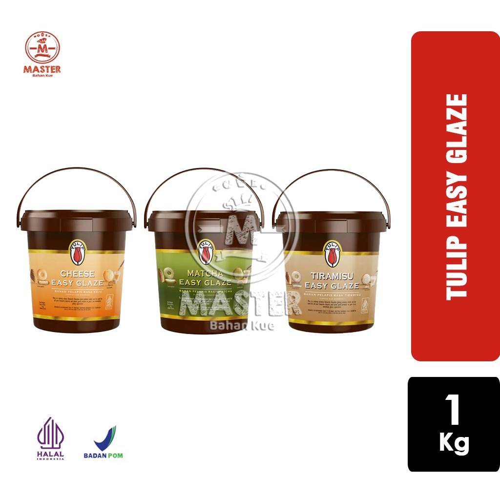 

Tulip Easy Glaze Bahan Pelapis Kue Topping Dekorasi Cake Decoration All Varian [1 Kg]