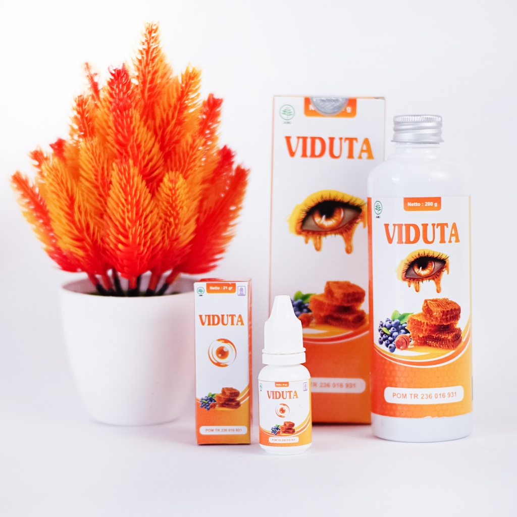 Obat  Herbal Mata Yang Bagus Untuk Mata Merah dan Bengkak Viduta Herbal Minum dan Tetes Mata Belekan