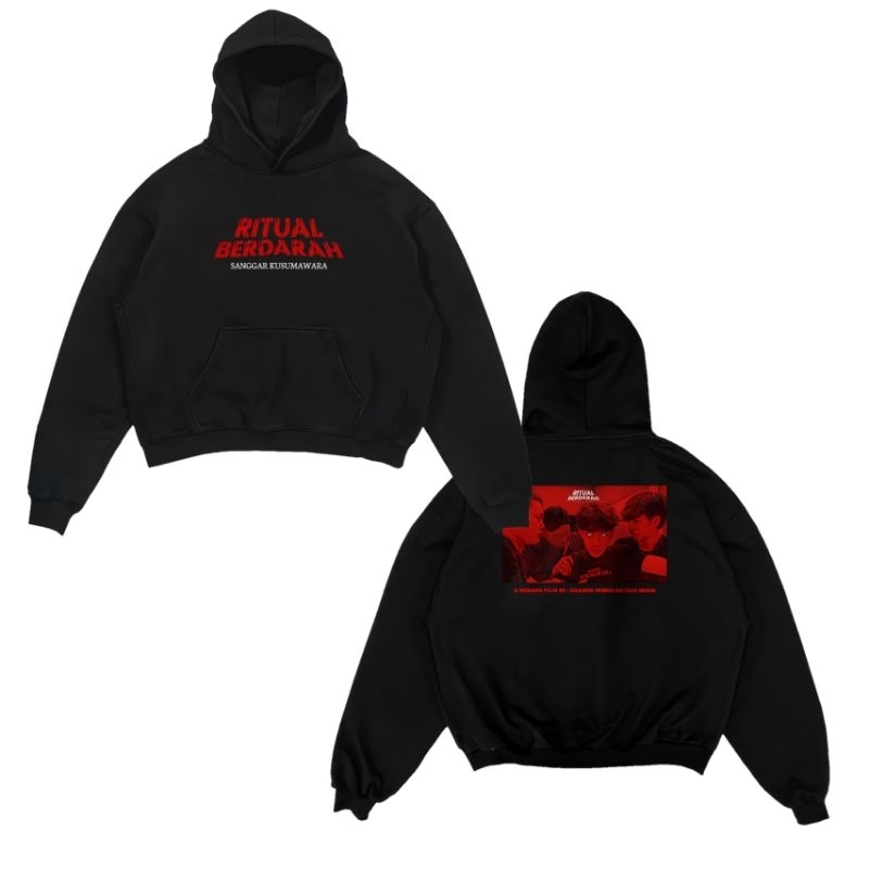Hoodie Ritual Berdarah GWSM Unisex Jaket Ritual Berdarah Sweater GWSM