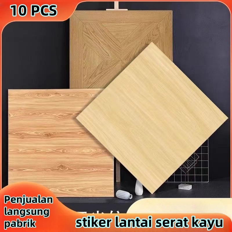 Stiker lantai serat kayu berperekat stiker dinding PVC tebal stiker lantai dapur kamar mandi tahan a
