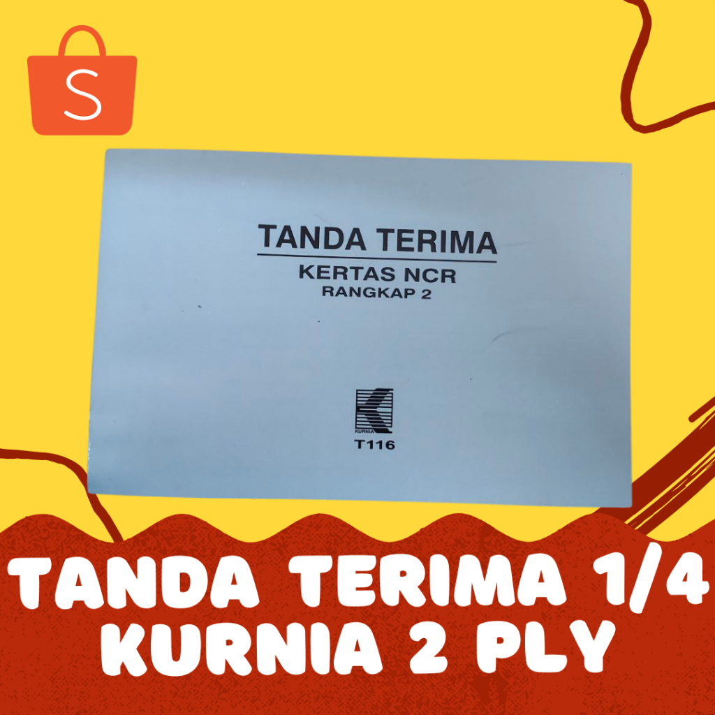 

Tanda Terima Barang dan Rp 1/4 Folio Kurnia 2 ply