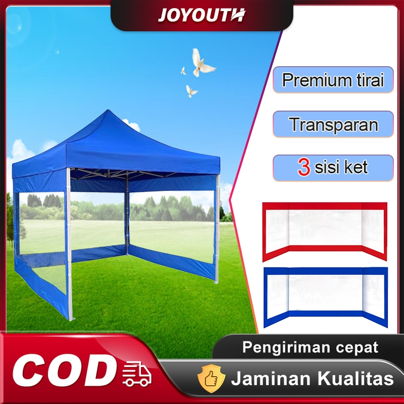 Penutup Dinding Tenda Lipat Ukuran 3x3