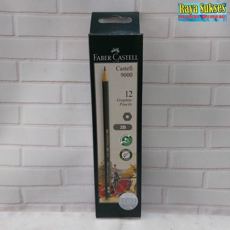 

Pensil Faber Castell 9000 2B/ Pensil Ujian