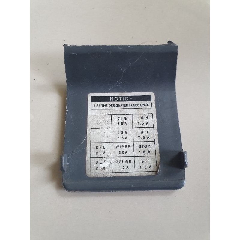 tutup cover fuse box sikring bawah stir soluna