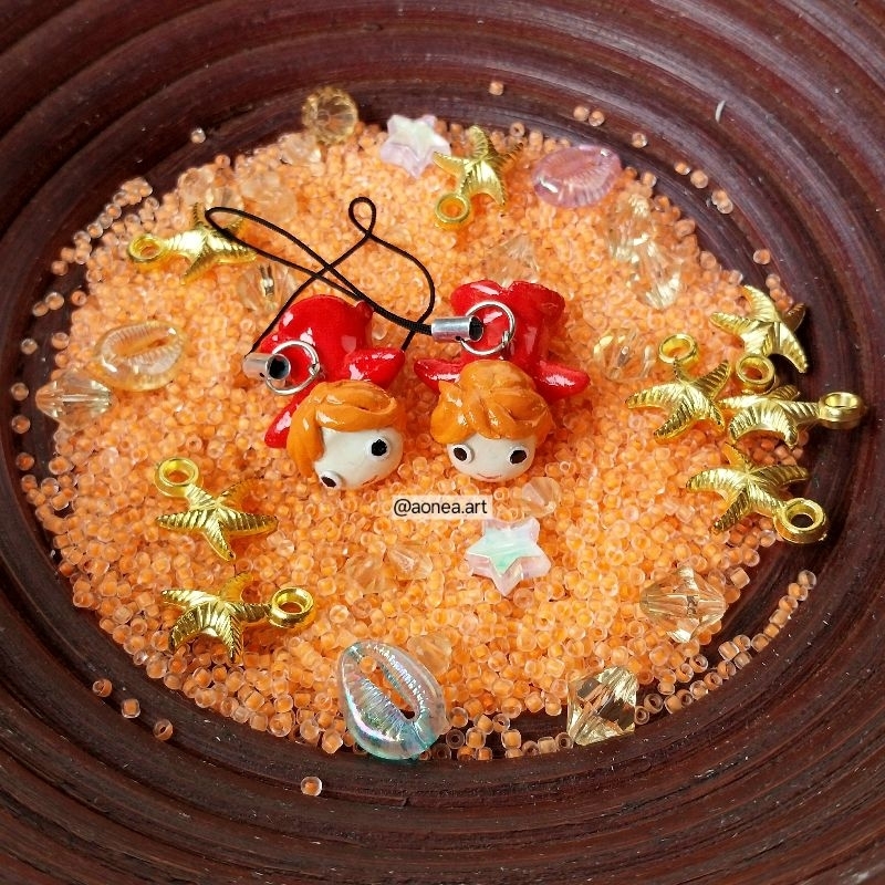 [READY STOCK] Ponyo Phone Charm/ Phone strap Ponyo/ Ghibli gantungan HP