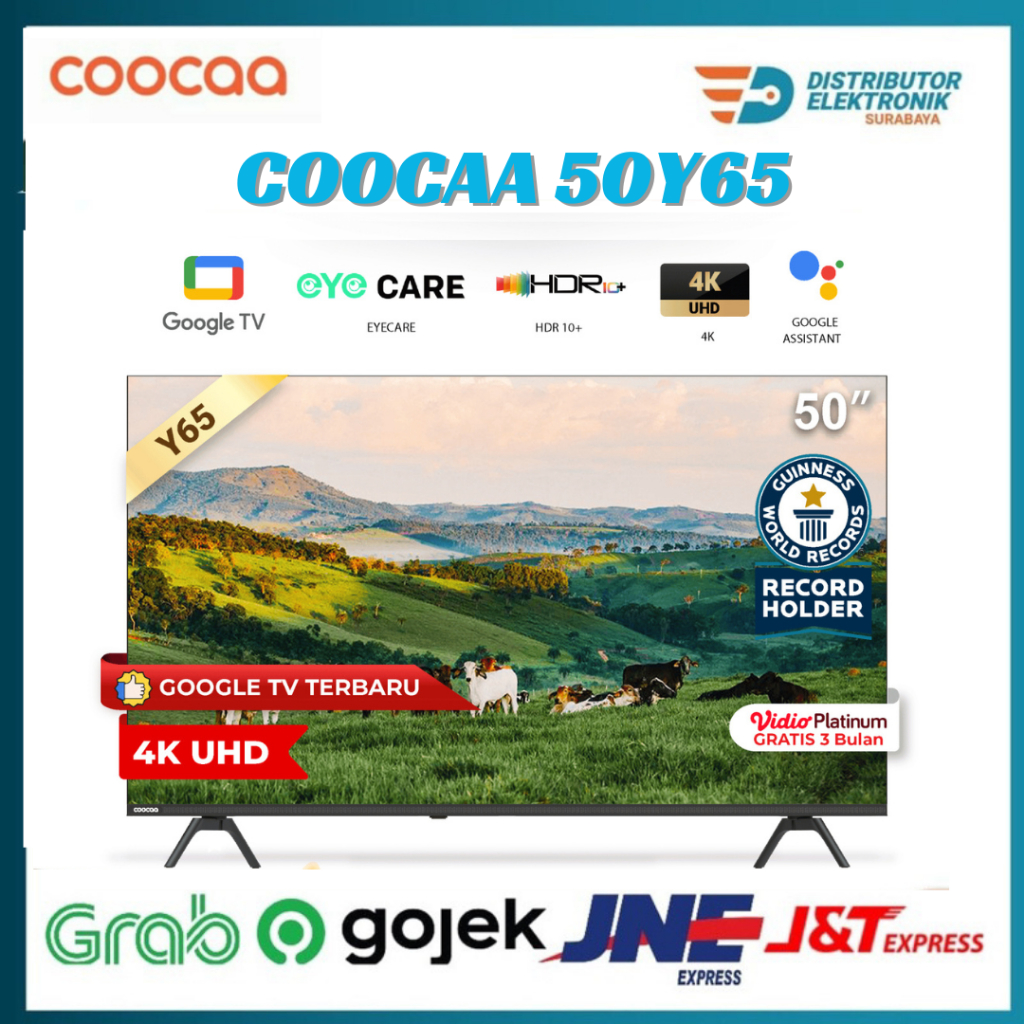 COOCAA 43 inch GOOGLE TV-2K LED- TV (COOCAA 43Z65)