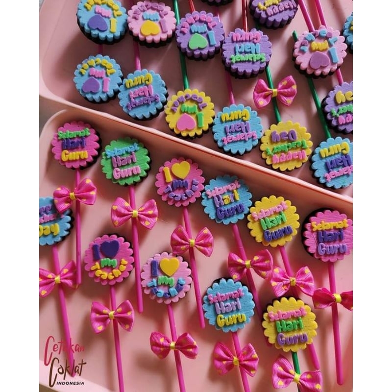 

Cokelat hadiah kado hari guru happy teacher's day