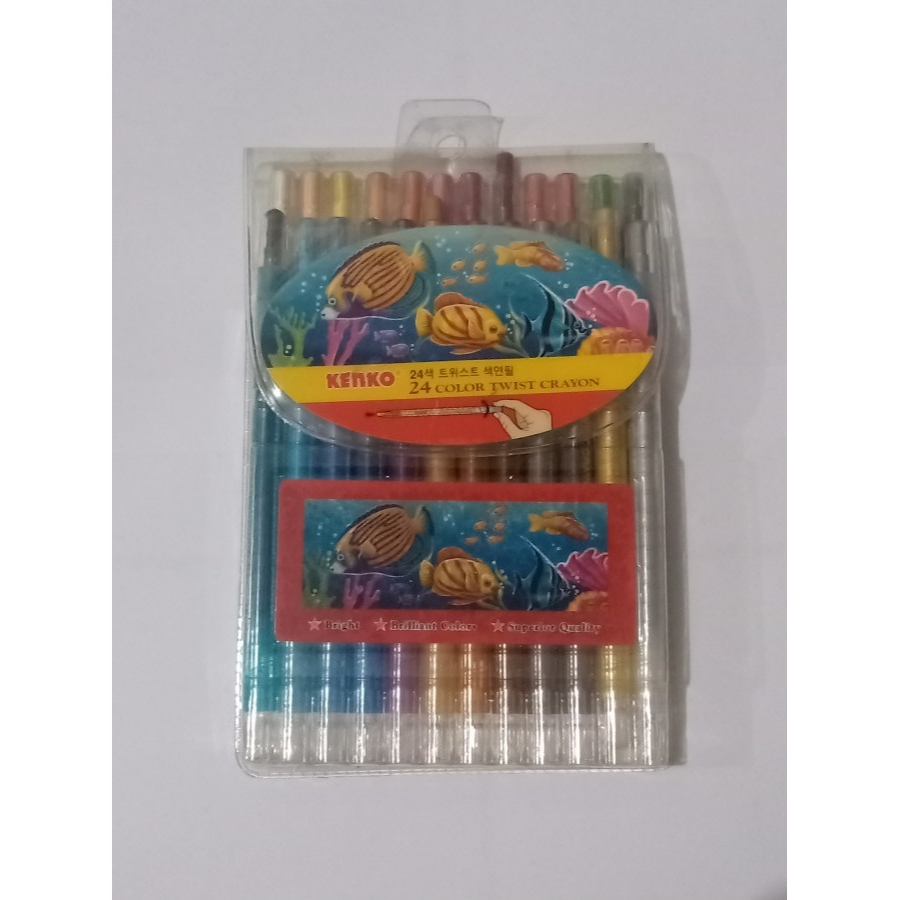

OBRAL Krayon KENKO 24 Warna Putar