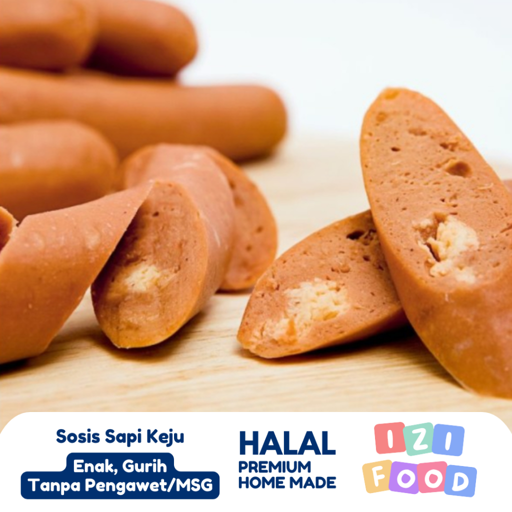 

SOSIS Sapi Keju Homemade Premium isi 7pcs NO MSG / NO PENGAWET HALAL