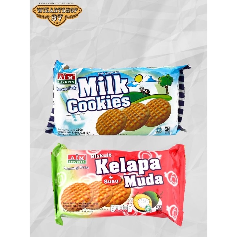 

AIM Biskuit Kelapa muda & Milk Cookies 250gr