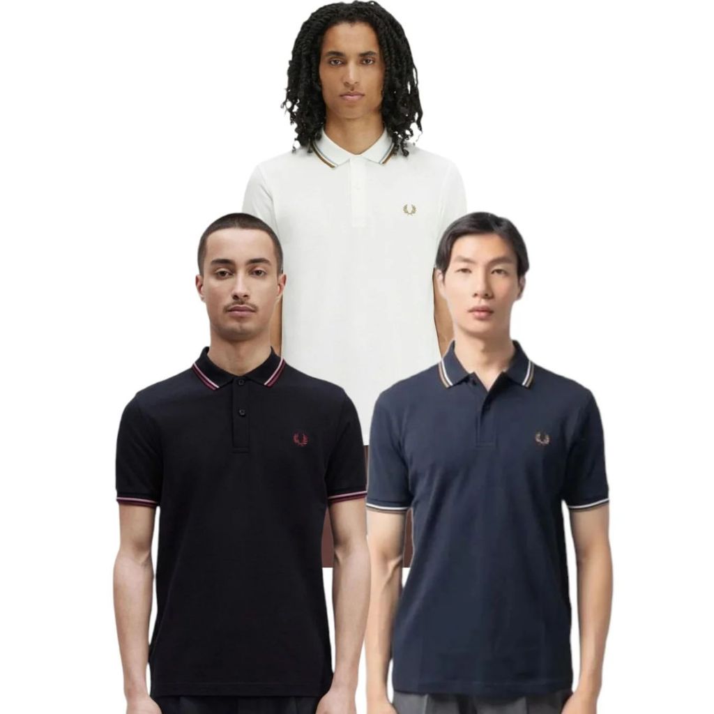 Baju Polo Pria FredPerry The Twin Tipped Polo Shirt