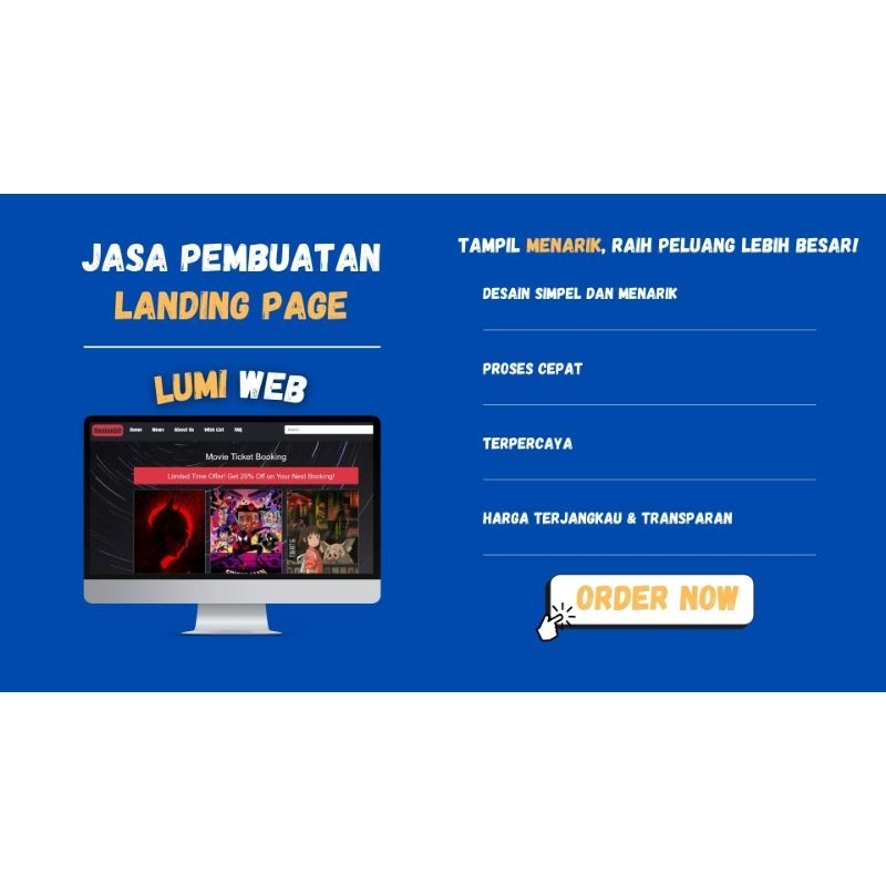 Jasa Pembuatan Landing Page - LUMI WEB Digital