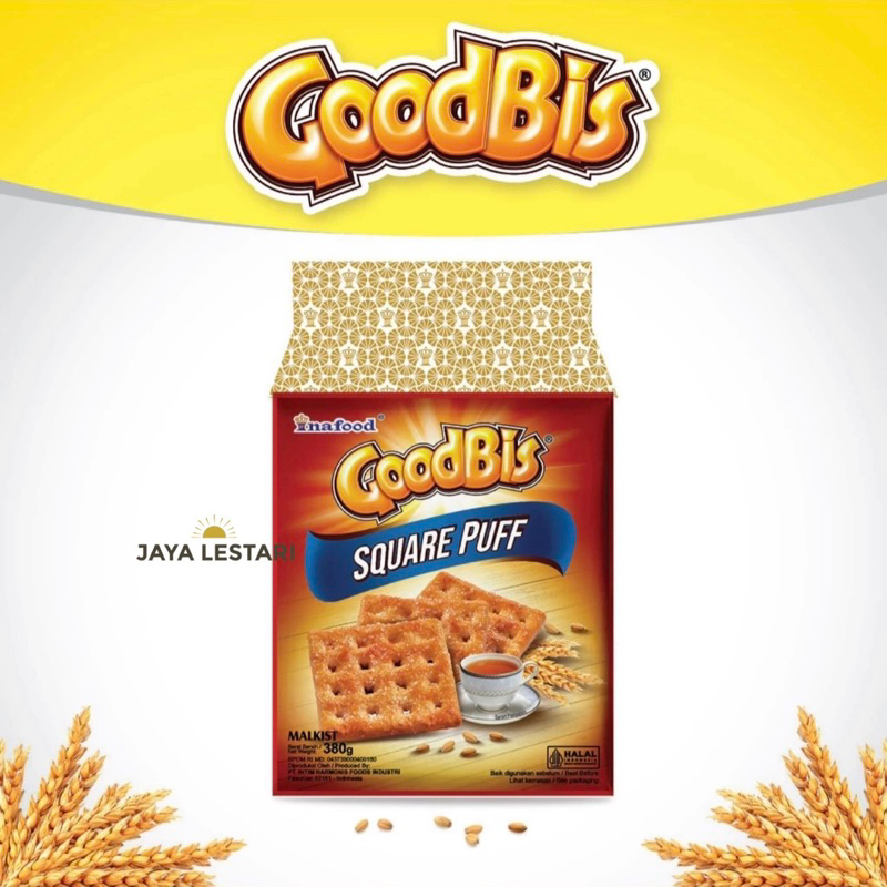 Inafood Goodbis Square Puff (380g)