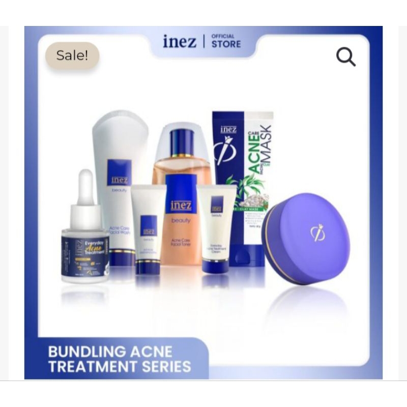 Bundling skincare Acne/1 paket skincare Acne Inez/ORI